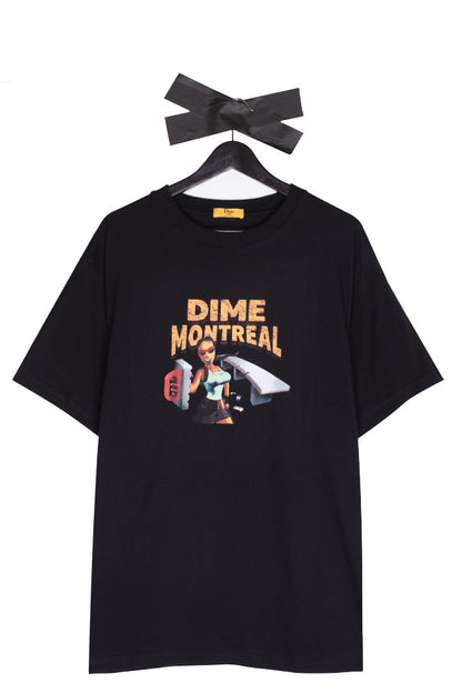 Dime Lara T-Shirt Black - BONKERS