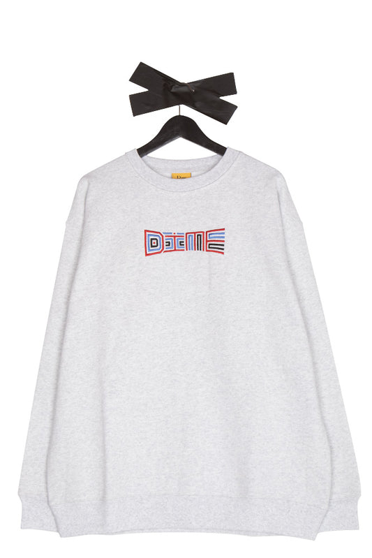 Dime Maze Crewneck Ash - BONKERS