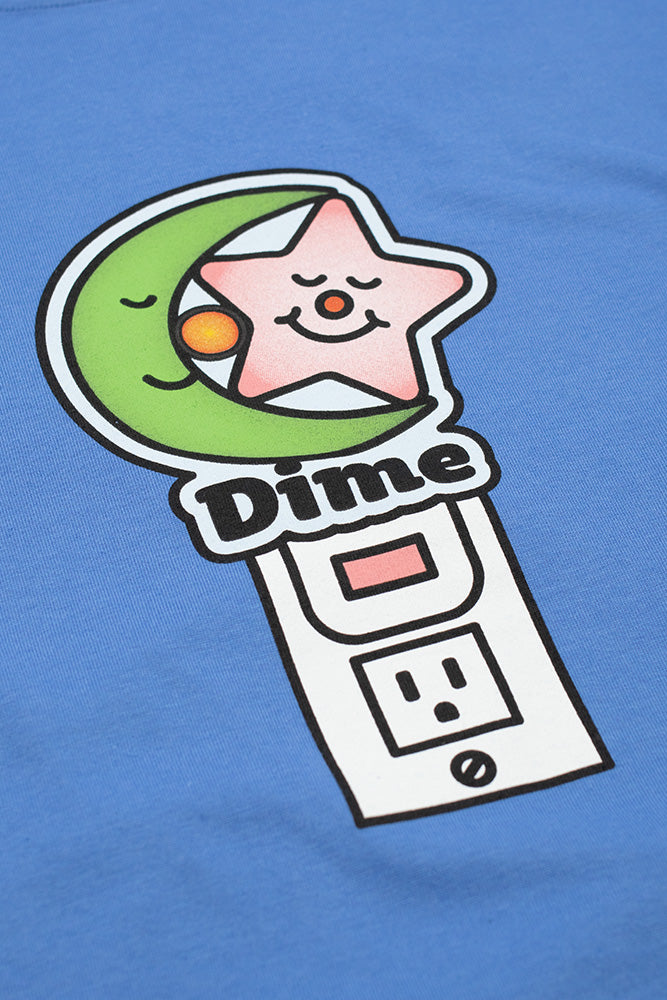 Dime Nightlight T-Shirt Sonic Blue - BONKERS