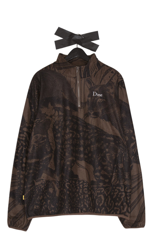 Dime Safari Polar Zip Fleece Sepia - BONKERS