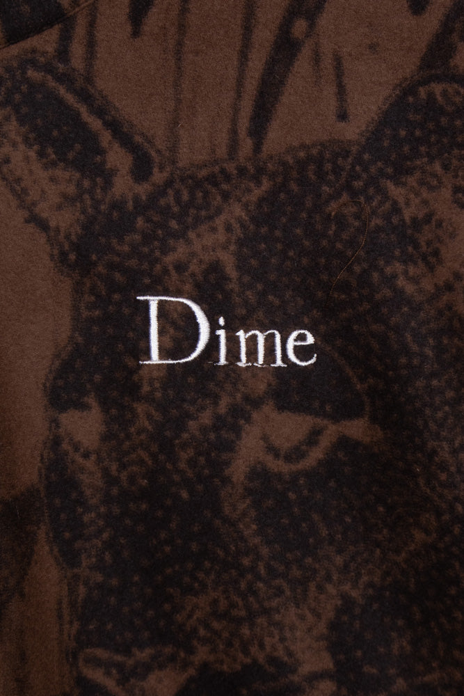 Dime Safari Polar Zip Fleece Sepia - BONKERS