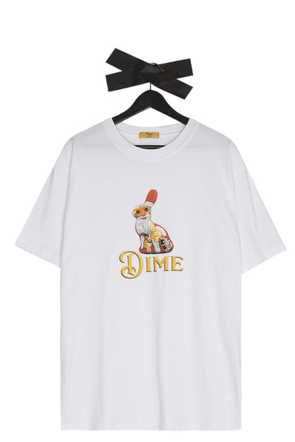 Dime Santa Bunny T-Shirt White - BONKERS