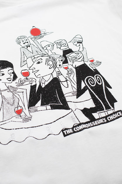 Free Skate Mag Connoisseur's Choice T-Shirt White - BONKERS