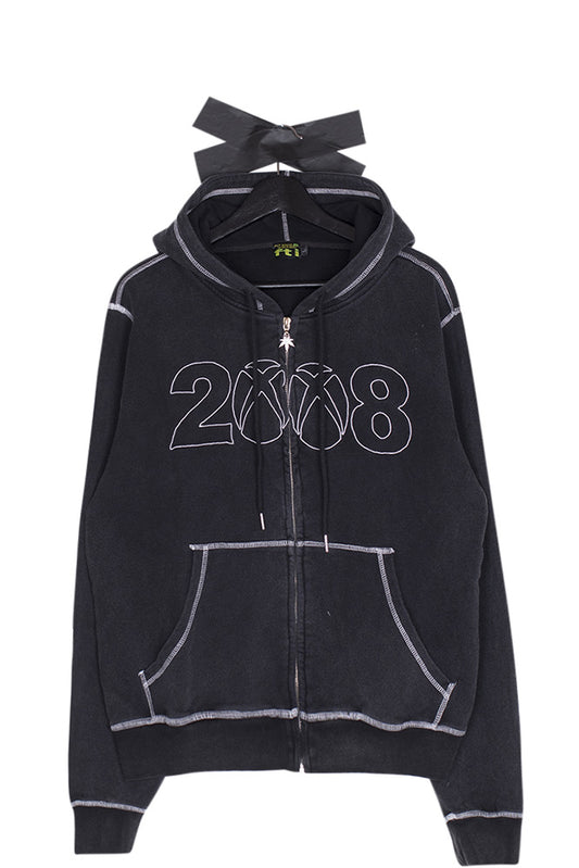 Fuck This Industry 8box Zip Up Hoodie Black / Chrome - BONKERS