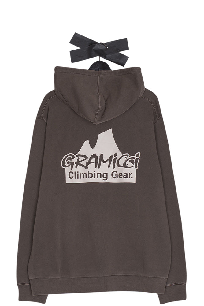 Gramicci Climbing Gear Hooded Sweatshirt Brown Pigment - BONKERS