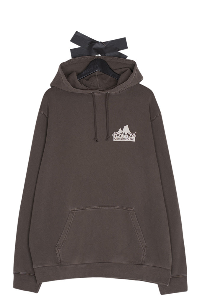 Gramicci Climbing Gear Hooded Sweatshirt Brown Pigment - BONKERS