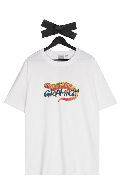 Gramicci Salamander T-Shirt White - BONKERS