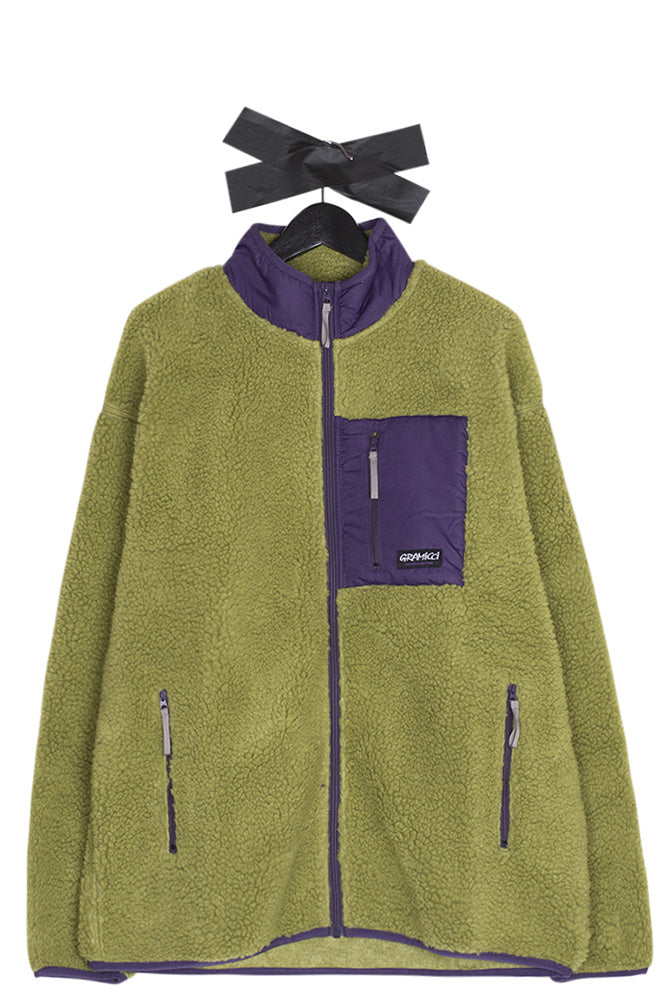 Gramicci Sherpa Jacket Dusted Lime - BONKERS