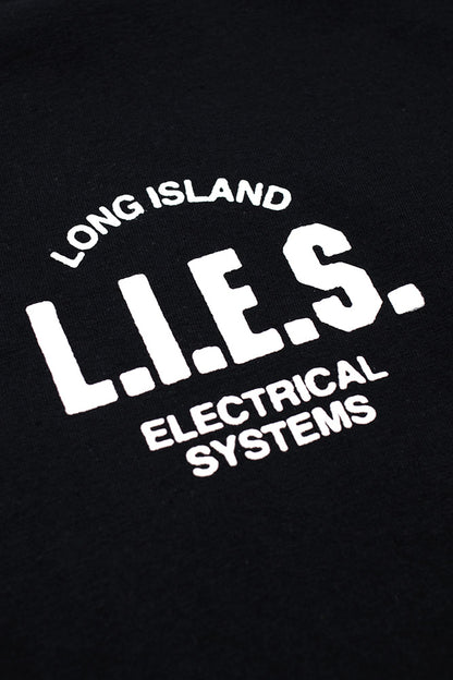 L.I.E.S. Records Classic Logo T-Shirt Black - BONKERS