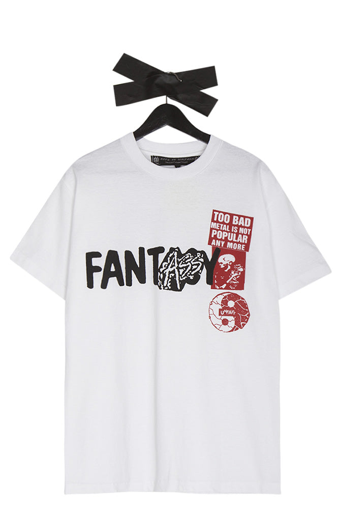 Life Is Unfair Fantassy T-Shirt White - BONKERS