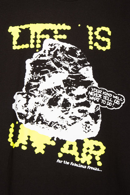 Life Is Unfair Freaks T-Shirt Black - BONKERS