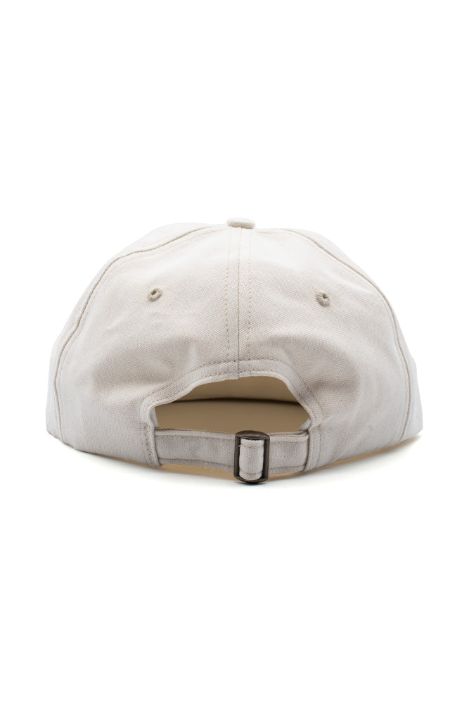 LQQK Studio Butterfly 6 Panel Cap Natural - BONKERS