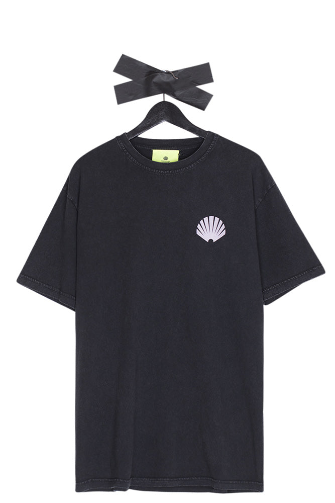 New Amsterdam Logo T-Shirt Black / Lilac - BONKERS