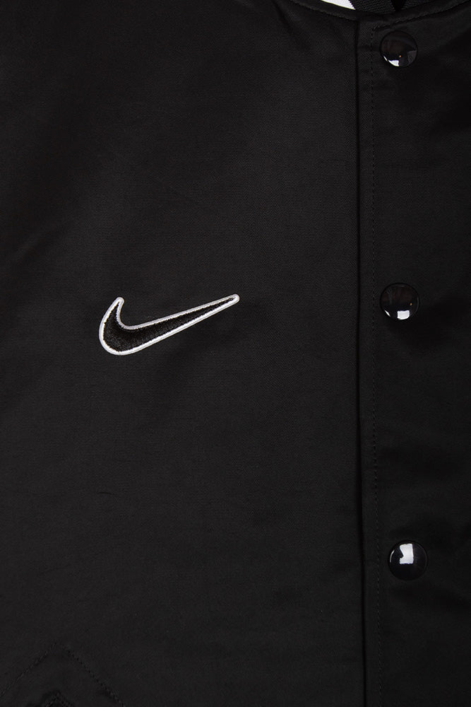 Nike SB BSBL Varsity Jacket Black / White - BONKERS