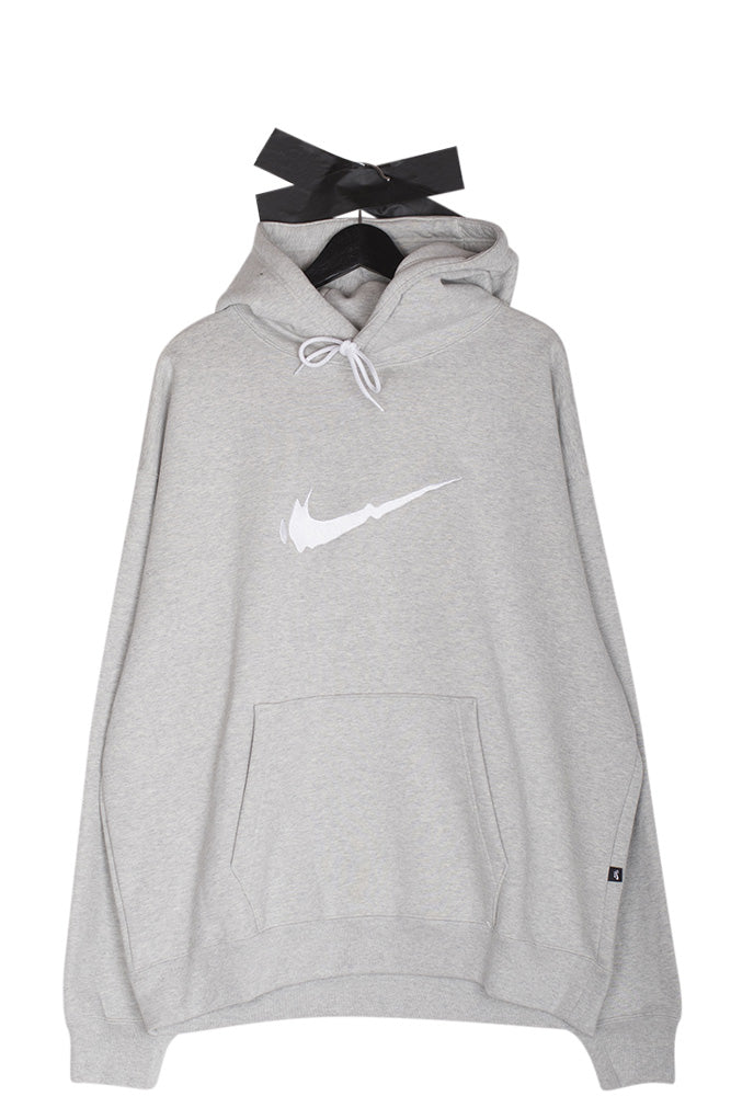 Nike SB Copyshop Swoosh Hoodie Heather Grey - BONKERS