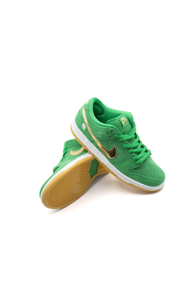 Nike SB Dunk Low Pro Shoe (St Patrick's Day) Lucky Green / Metallic Gold - BONKERS