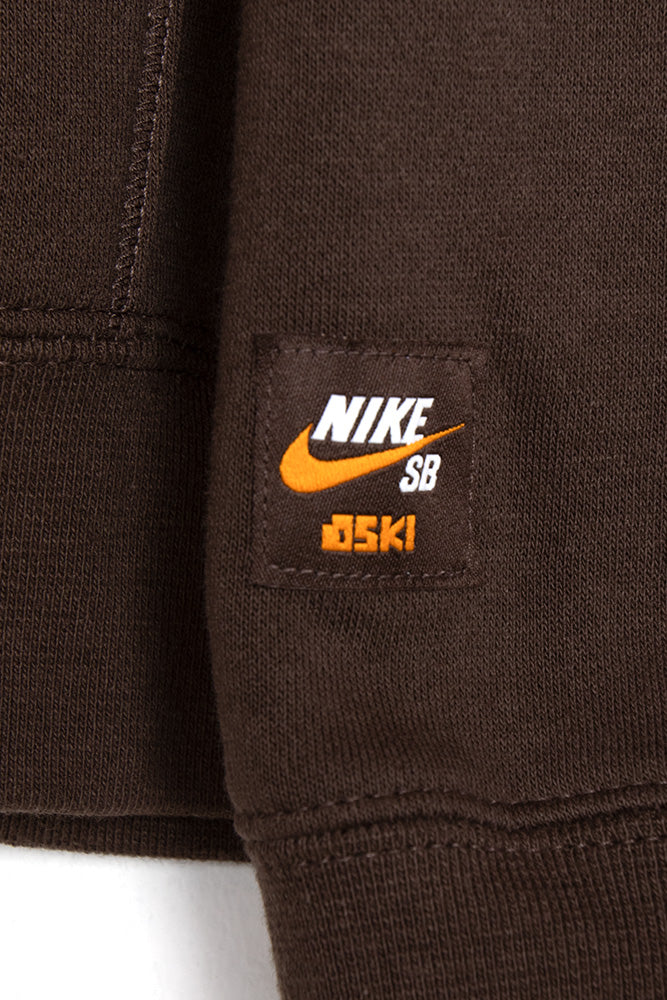 Nike SB Oski Hoodie (ISO Orange Label) Baroque Brown - BONKERS