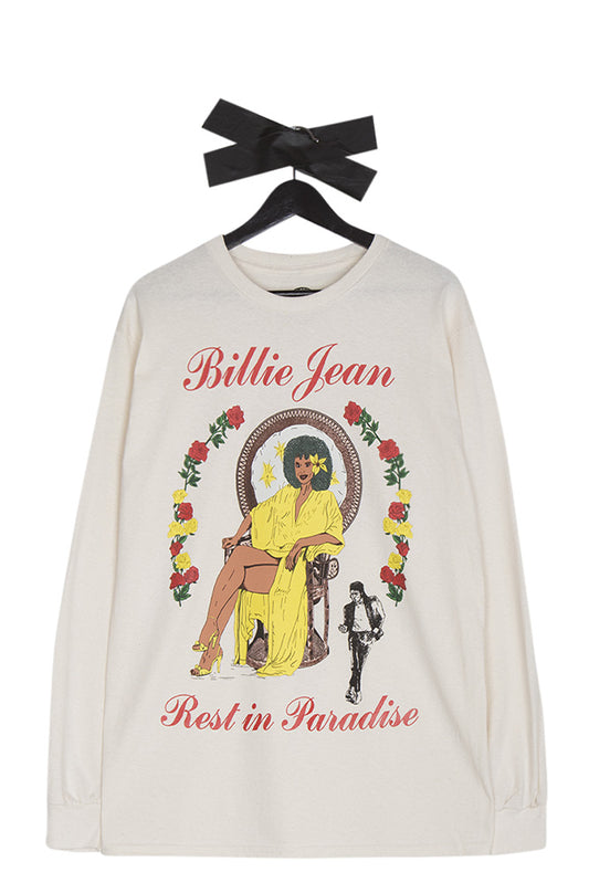 Paradis3 NYC Billie Jean RIP Longsleeve Natural - BONKERS