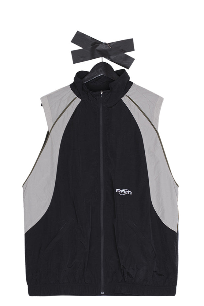 Perks And Mini Tracktion Zip Thru Track Jacket Black - BONKERS