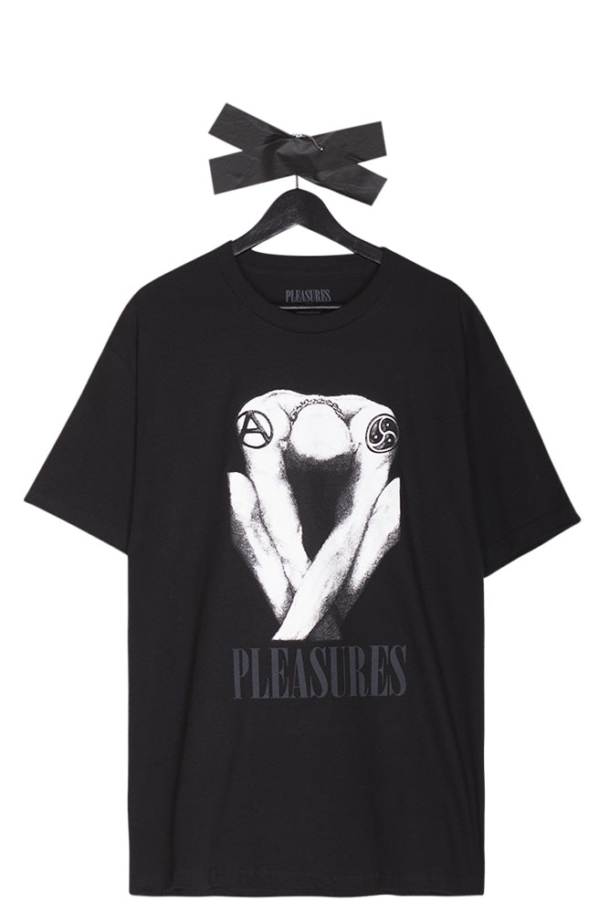 Pleasures Bended T-Shirt Black - BONKERS