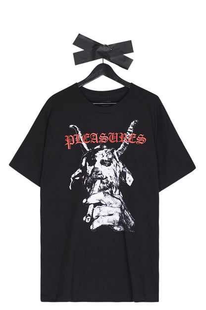 Pleasures Goat T-Shirt Black - BONKERS