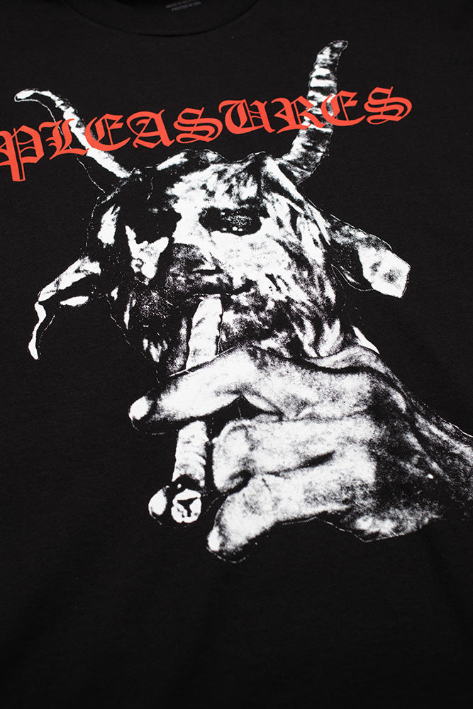 Pleasures Goat T-Shirt Black - BONKERS