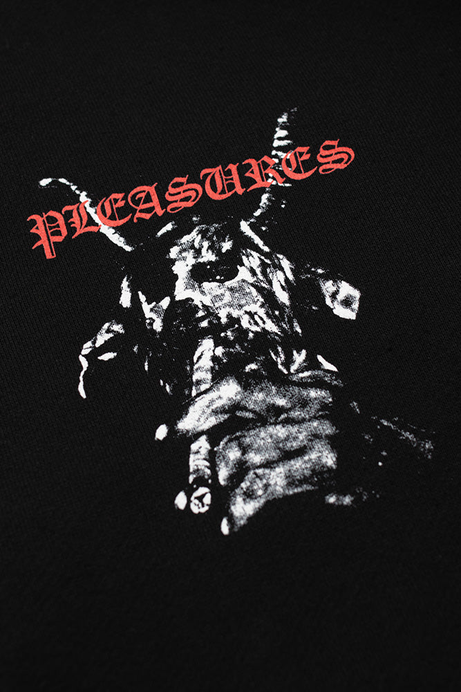 Pleasures Goat Zip Hoodie Black - BONKERS