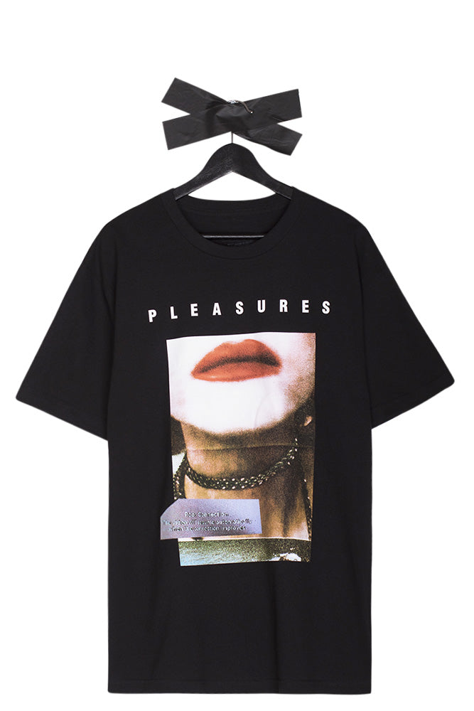 Pleasures Poor Connection T-Shirt Black - BONKERS