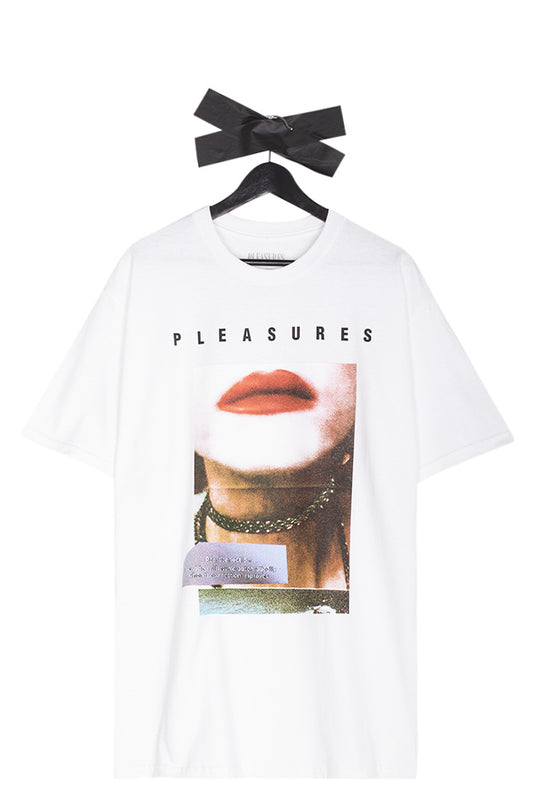 Pleasures Poor Connection T-Shirt White - BONKERS