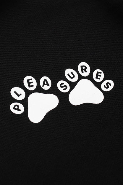 Pleasures Puppies Hoodie Black - BONKERS