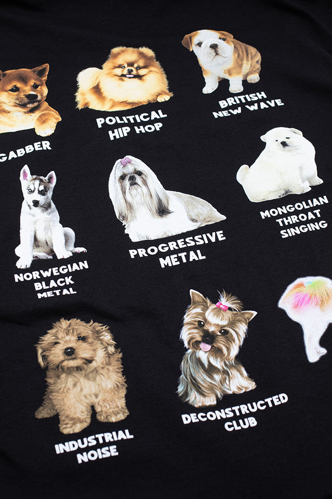 Pleasures Puppies T-Shirt Black - BONKERS