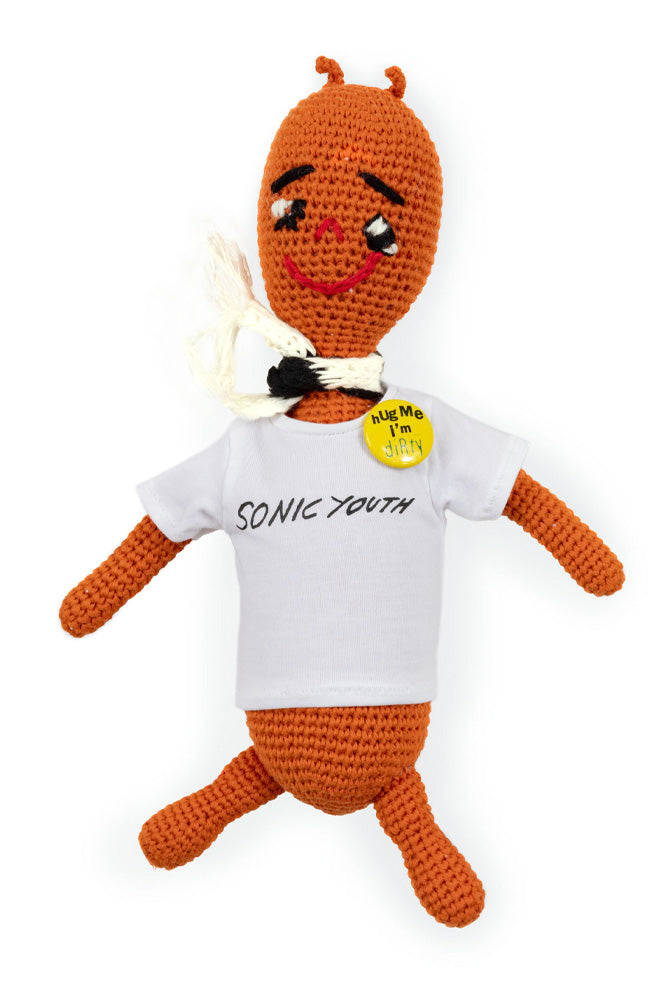 Pleasures X Sonic Youth Alien Crochet Doll Orange - BONKERS