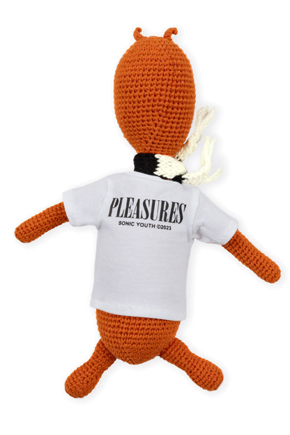 Pleasures X Sonic Youth Alien Crochet Doll Orange - BONKERS