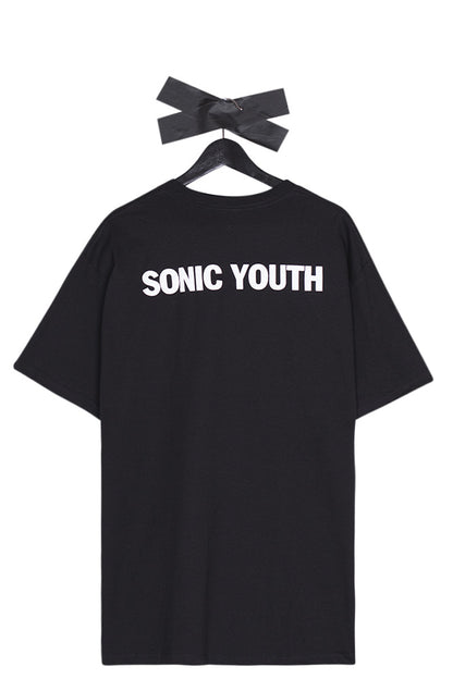 Pleasures X Sonic Youth Star Power T-Shirt Black - BONKERS