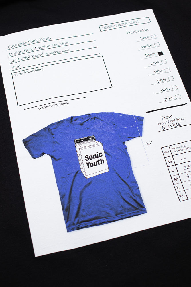 Pleasures X Sonic Youth Techpack T-Shirt Black - BONKERS