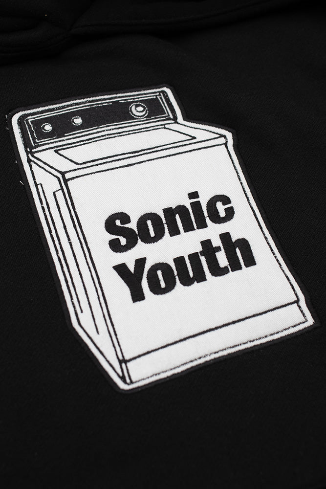 Pleasures X Sonic Youth Washing Machine Hoodie Black - BONKERS