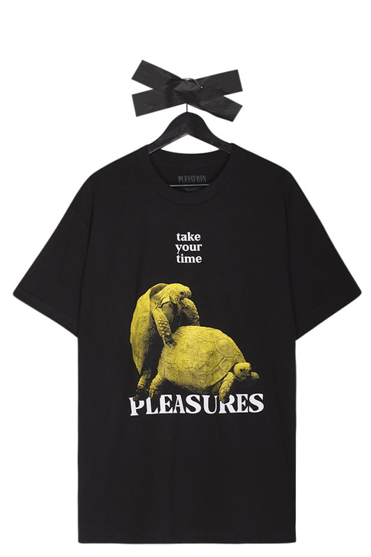 Pleasures Your Time T-Shirt Black - BONKERS