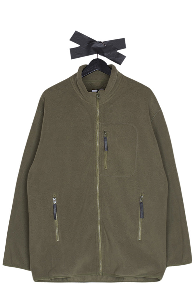 Polar Skate Co. Basic Fleece Jacket Army Green - BONKERS