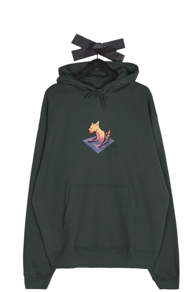 Polar Skate Co. Dave Hoodie Dark Green - BONKERS