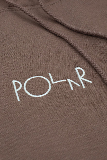 Polar Skate Co. Default Hoodie Rust - BONKERS