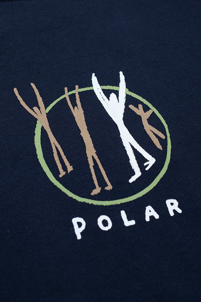 Polar Skate Co. Gang Crewneck Navy - BONKERS