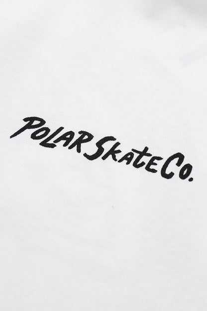 Polar Skate Co. Yoga Trippin' T-Shirt White - BONKERS