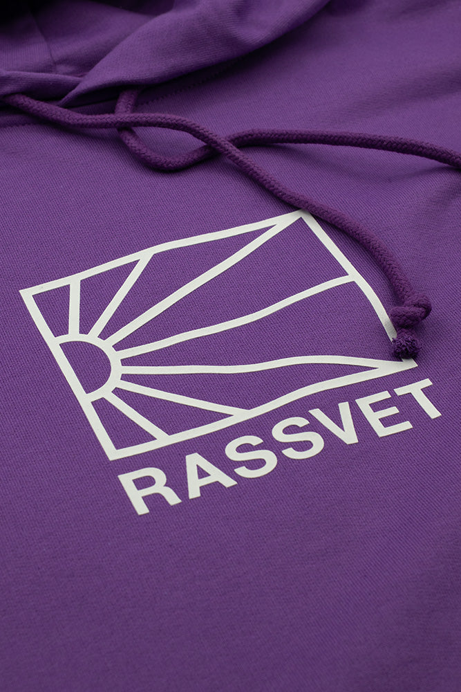 Rassvet (PACCBET) Logo Hoodie Knit Purple - BONKERS