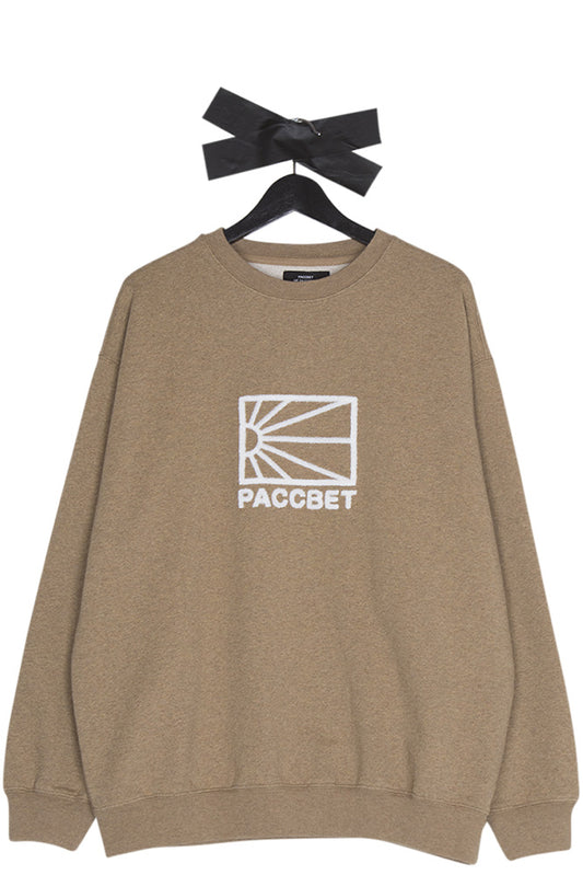 Rassvet (PACCBET) Logo Sweatshirt Khaki Brown - BONKERS