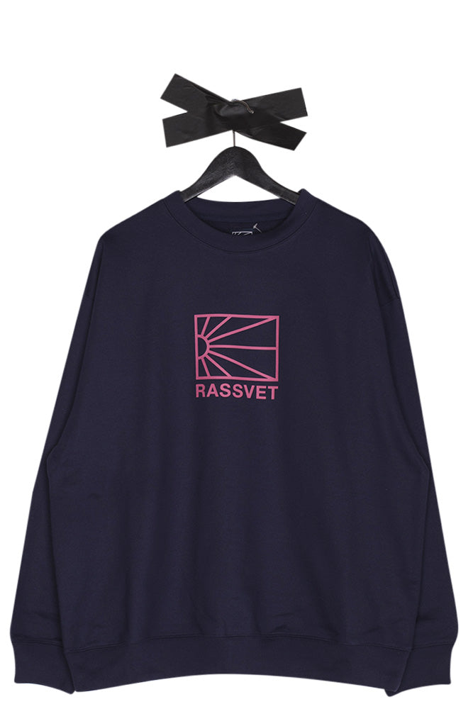 Rassvet (PACCBET) Logo Sweatshirt Knit Navy - BONKERS