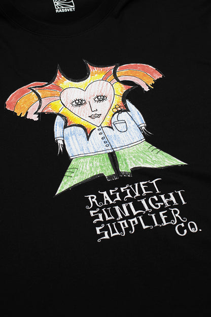 Rassvet (PACCBET) Sunlight Supplier T-Shirt Black - BONKERS