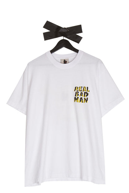 Real Bad Man Logo Vol 10 T-Shirt White - BONKERS