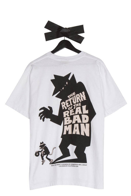 Real Bad Man Return Of The RBM T-Shirt White - BONKERS
