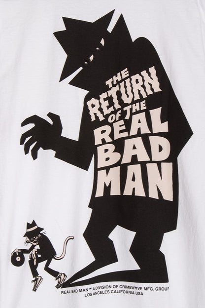 Real Bad Man Return Of The RBM T-Shirt White - BONKERS