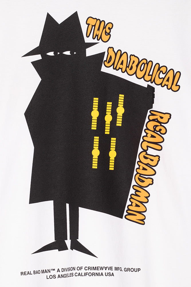 Real Bad Man The Diabolical RBM Longsleeve White - BONKERS